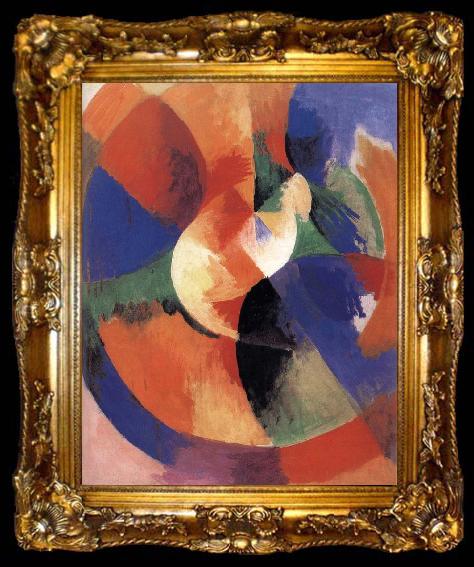 framed  Delaunay, Robert Cyclotron-s shape, ta009-2